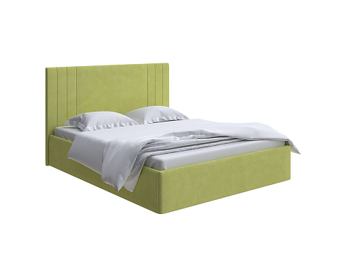 Кровать с мягким изголовьем Liberty - Аккуратная мягкая кровать в обивке из мебельной ткани