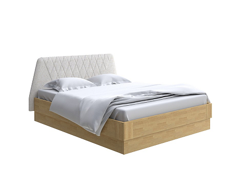 Большая кровать Lagom Hill Wood с подъемным механизмом - Кровать со встроенным основанием. 