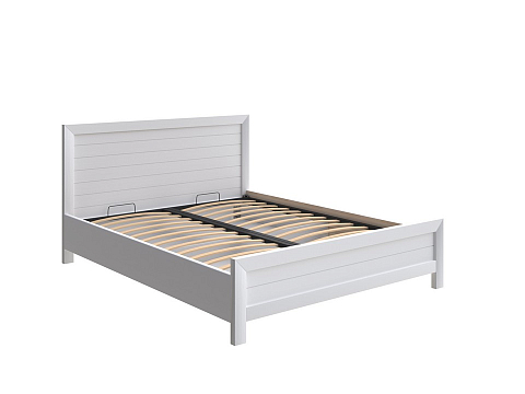 Кровать с высоким изголовьем Toronto с подъемным механизмом - Стильная кровать с местом для хранения