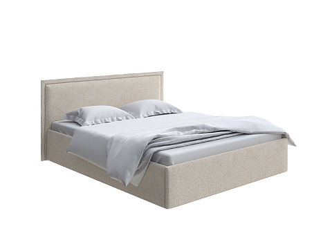 Двуспальная кровать Aura Next - Кровать в лаконичном дизайне в обивке из мебельной ткани