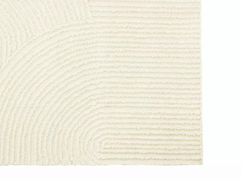 Ковер Tkano Lucknow 120x180 Ткань Белый - Стильный ковёр из шерсти