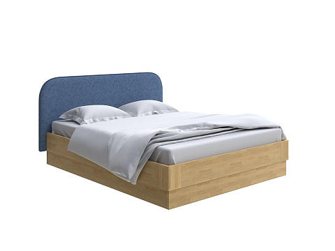 Синяя кровать Lagom Plane Wood с подъемным механизмом - Кровать с ПМ. 