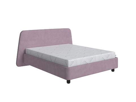 Фиолетовая кровать Sten Berg - Симметричная мягкая кровать.