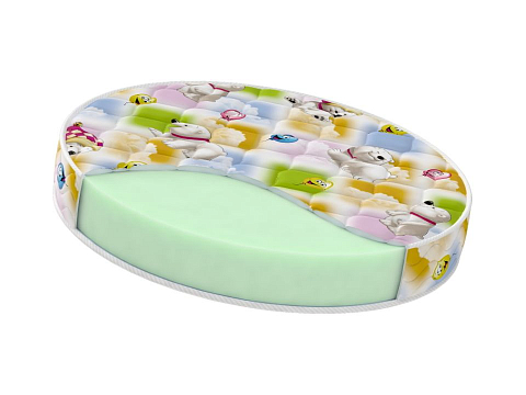 Беспружинный матрас Round Baby Sweet - Двустороний детский матрас для круглой кровати.