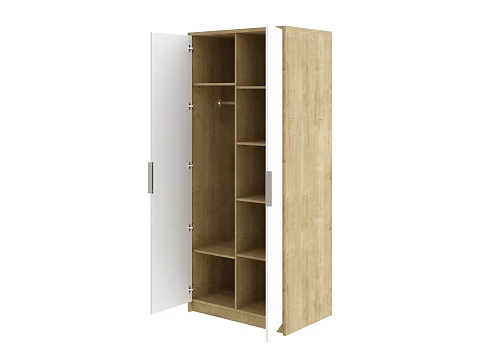 Шкаф 2х дв Odda - Двухдверный распашной шкаф в скандинавском стиле