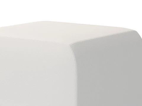 Пуф Comfy - Стильный одноместный пуф в обивке из экокожи и мебельной ткани на выбор.